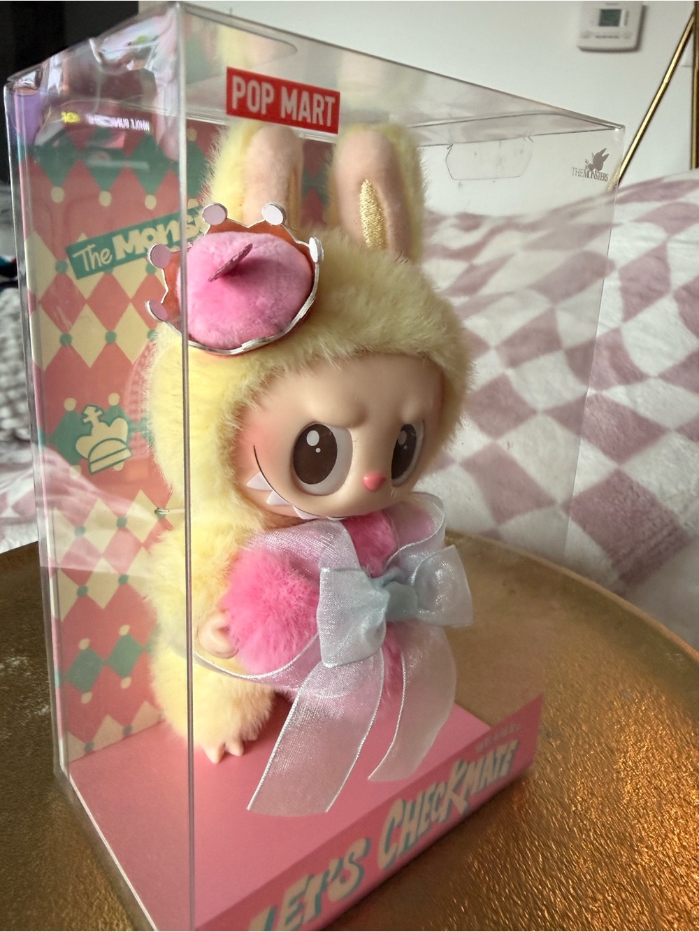 Let's Checkmate Labubu Plush Keychain - Picture 4 of 5